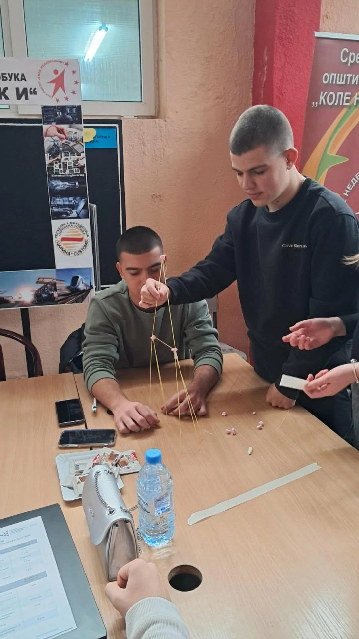 Се одржа Камп за иновации во велешкото Државно средно училиште РЦСОО „Коле Неделковски“