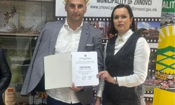 Во Зрновци врачени уверенијата на новиот градоначалник Митев и на членовите на Советот