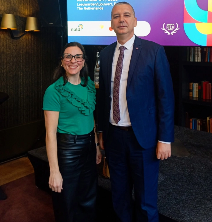 Стерјовски се сретна со холандската европратеничка Дер Вале, ја запознал со положбата на македонското малцинство во Албанија