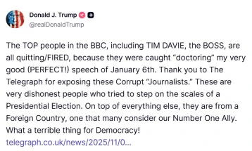 Trampi i vlerësoi gazetarët e Bi-Bi-Si si të korruptuar për shkak të montimit kontestues të fjalimit të tij