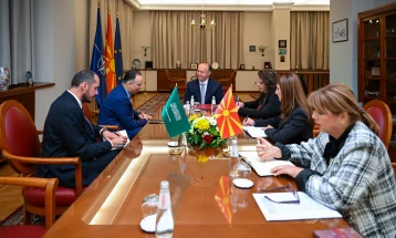 Средба на Гаши со нерезидентниот амбасадор на Саудиска Арабија, Фаисал Гази Исмаил Хифзи 