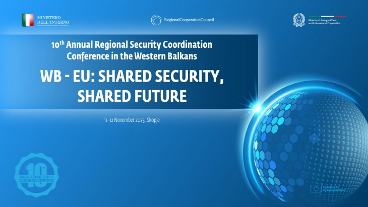 Skopje hosts 10th Annual Regional Security Coordination Conference