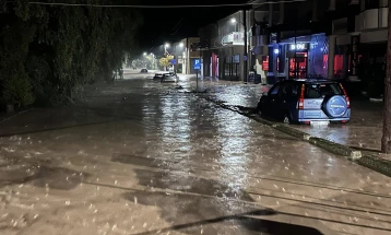 Поплави и проблеми на грчкиот остров Лезбос