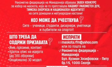 РФМ објави конкурс за избор на официјална маскота