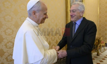 Папата Лав Четиринаесетти ги собира холивудските ѕвезди во Ватикан