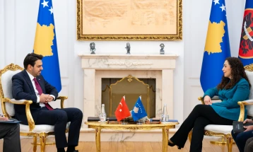 Presidentja Osmani takoi kryetarin e TIKA-s, Abdullah Eren