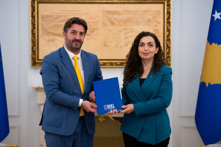 Presidentja Osmani priti përfaqësuesit e Institutit për krimet e kryera gjatë luftës në Kosovë