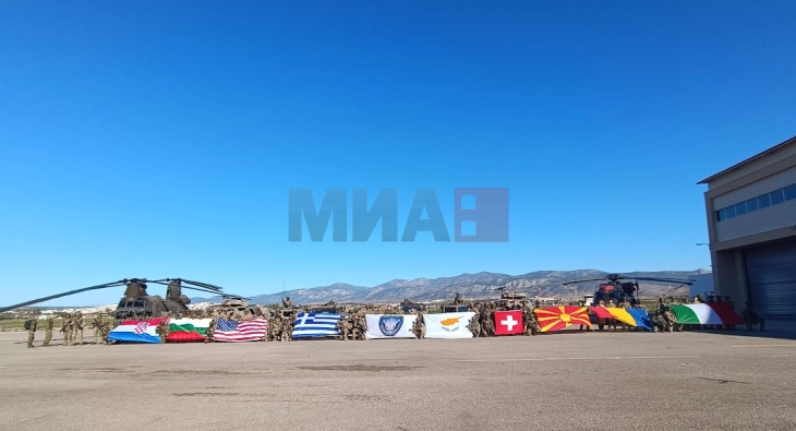 МИА на Денот за високи гости на воената вежба „ОРИОН-25“ во Грција - со учество на специјални сили на девет земји, меѓу кои и нашата