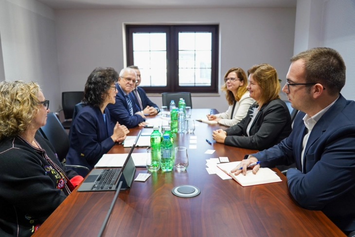 Bozhinovska meets World Bank delegation to strengthen cooperation on strategic energy projects