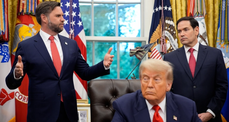 Џ.Д. Венс ги отфрли шпекулациите за соперништво со Рубио