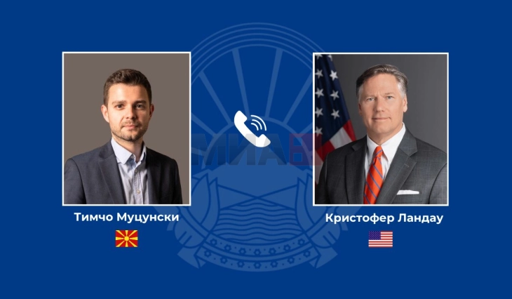 Bisedë telefonike Mucunski-Landau: Konfirmohet bashkëpunimi konstruktiv dhe i afërt me SHBA-në