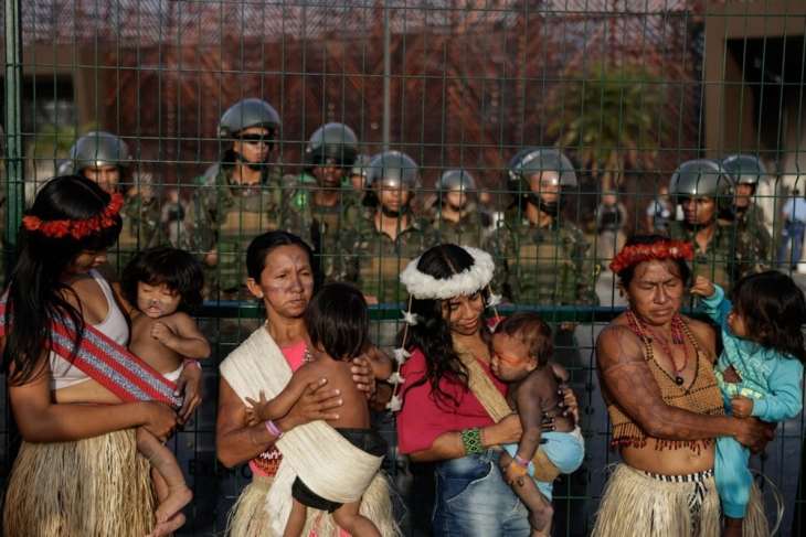Indigenous people block access to UN Climate Change Summit in Brazil