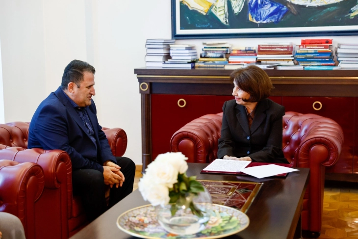 Сиљановска-Давкова прими претставници на Сојузот на здруженија на дијабетичари на Македонија