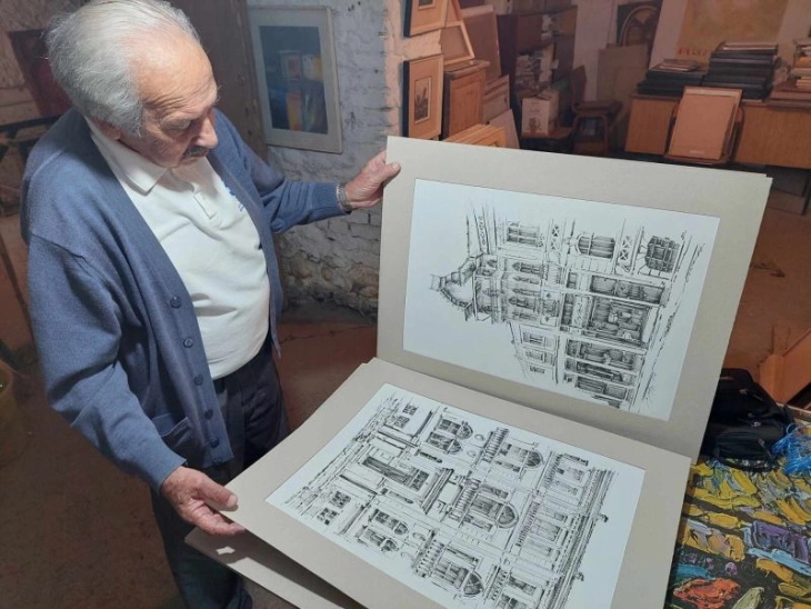 Ликовниот уметник Панде Петровски за МИА: Талентот е дар од Боговите за уметниците да го направат светот поблагороден