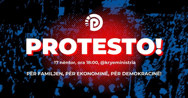 Албанската опозиција од утре почнува со антивладини протести