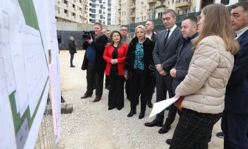 Filloi ndërtimi i kopshtit të ri të fëmijëve në Maxhari Triangla, komuna e Gazi Babës