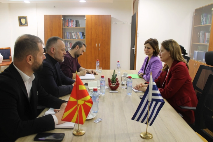 Средба на Фетаи со амбасадорката на Грција Филипиду