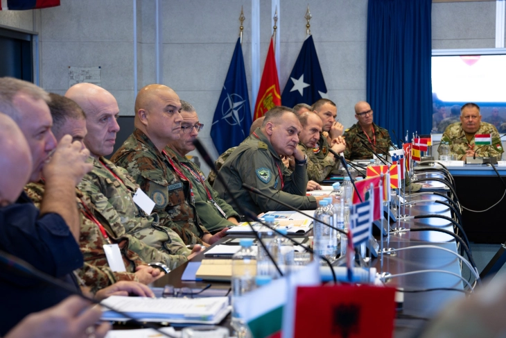 Началникот на Генералштабот на Армијата на Координативната конференција на командантите на јужното крило на НАТО