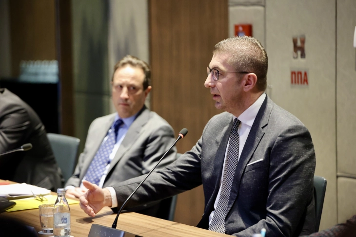 PM Mickoski attends German-Macedonian Chamber of Commerce event 