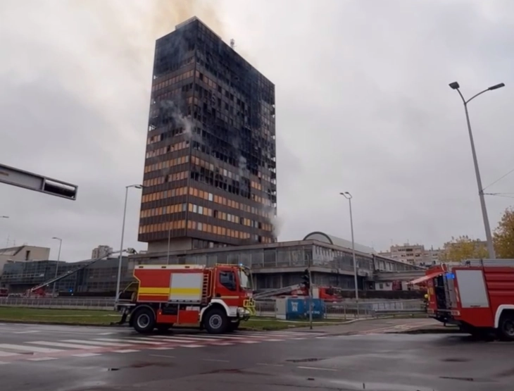 One young person arrested over Vjesnik skyscraper fire