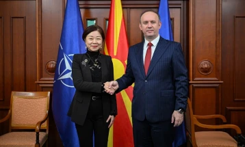 Средба на Гаши со кинеската амбасадорка Сиаојан: Релациите меѓу двете земји се одлични, со поддршка на концептот „Една Кина“