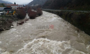 Водостоите на поголем дел од реките во земјава повисоки од декемврискиот просек