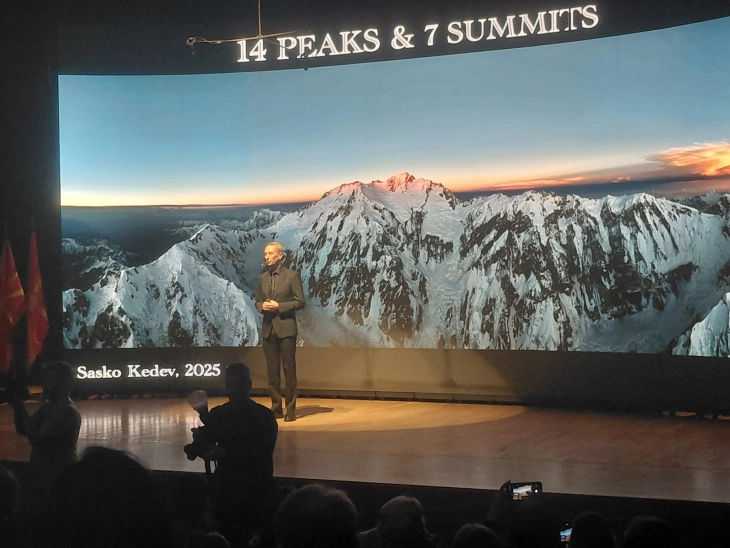 Кедев: Освојувањето на 14-те највисоки врвови го сметам за национален успех