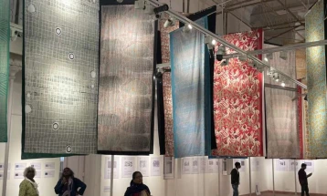 Australia's Bábbarra Women's Centre Indigenous textile art exhibit at MoCA