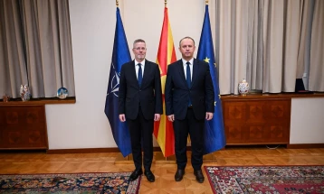 Средба на претседателот на Собранието Гаши со новоименуваниот амбасадор на Швајцарија, Зомер