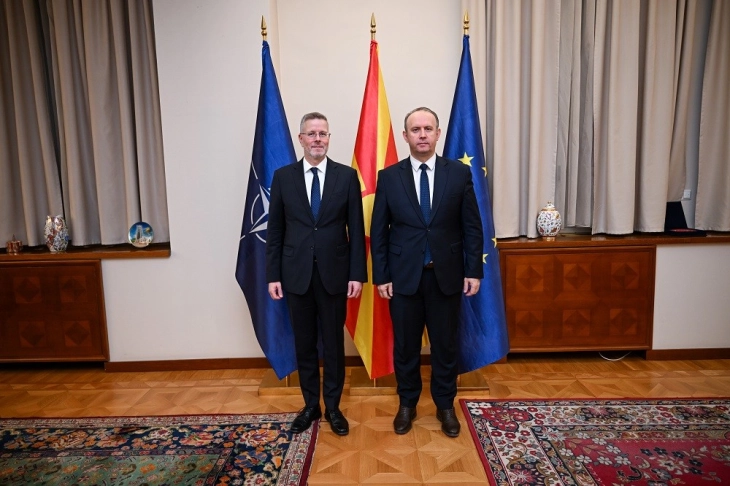 Takim i Kryetarit të Kuvendit, Afrim Gashi, me Ambasadorin e sapoemëruar të Zvicrës, Sh.T. Kristof Zomer