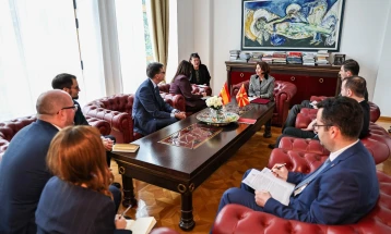 President Siljanovska-Davkova meets Spanish Senate delegation