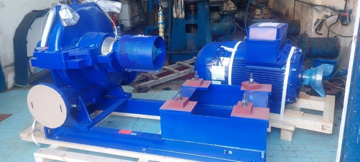 Целосно нова опрема за пумпната станица за вода „Метропол“ кај Охрид