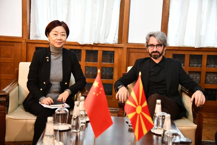 Левица оствари средба со новата амбасадорка на НР Кина -  двете држави имаат широк спектар за соработка