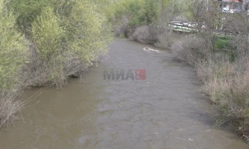 Нема опасност од излевање на Брегалница во градот Штип