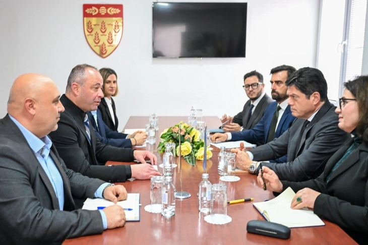 Амбасадорот на ЕУ Михалис Рокас во посета на Кочани