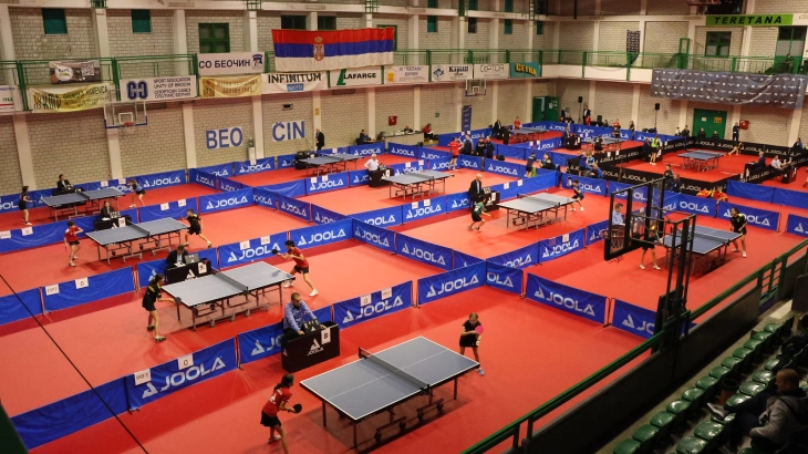 Девет македонски пингпонгари дел од меѓународен турнир во Србија