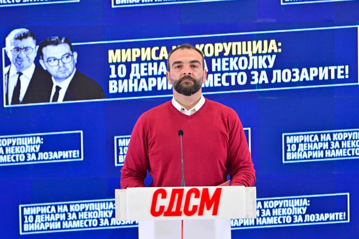 Димитриевски: Власта дава 10 денари по килограм за неколку винарии наместо за лозарите