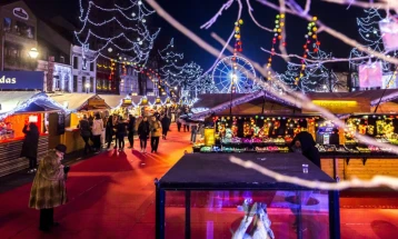 Отворен Божиќниот панаѓур во Брисел