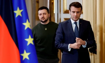 Зеленски в понеделник во Париз на средба со Макрон