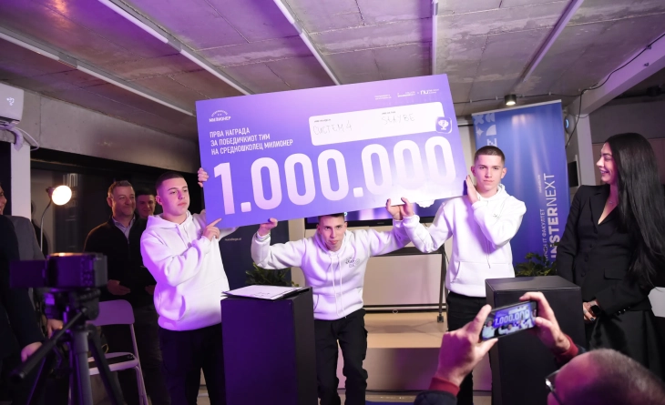 Stay BE од Битола победници на првиот „Средношколец Милионер“