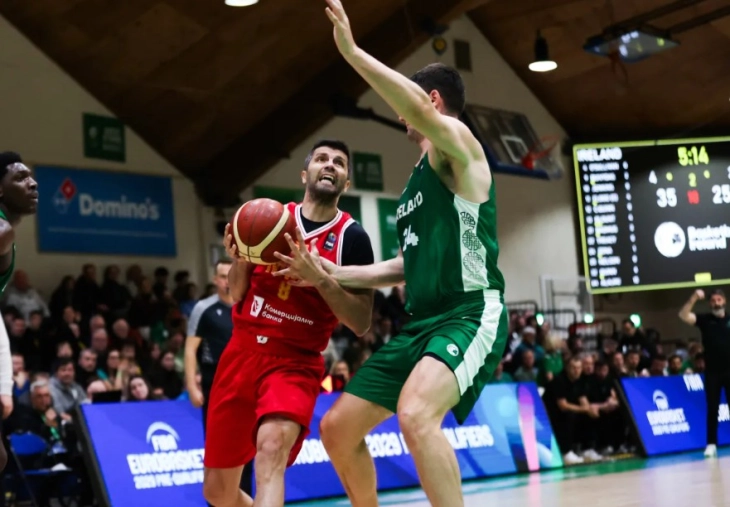 Триумф на македонските кошаркари во Даблин против Република Ирска