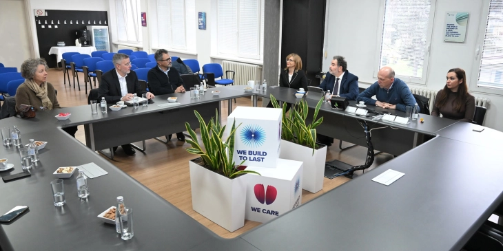 Амбасадорот на Швајцарија, Зомер, во посета на ТИТАН Усје: Размена на искуства и добри практики за циркуларната економија