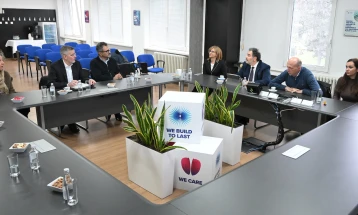 Амбасадорот на Швајцарија, Зомер, во посета на ТИТАН Усје: Размена на искуства и добри практики за циркуларната економија