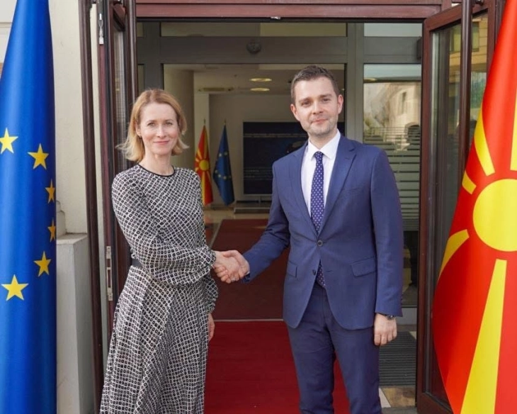 Mucunski në Bruksel në takime me përfaqësuesit e lartë të BE-së, Kallas dhe Rute