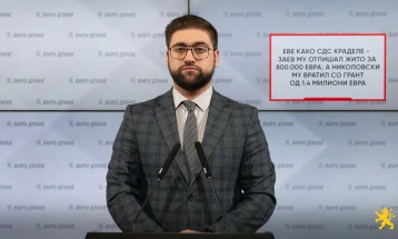 Манасиевски: Заев му отпишал жито за 800.000 евра, а Николовски му вратил со грант од 1,4 милиони евра