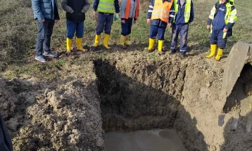 Дефектот на доводната цевка кон две населби од Куманово ќе биде саниран до крајот на денот