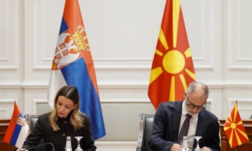 Deputy PM Stoilkovikj and Serbian Deputy PM Mesarović sign cooperation memorandum 