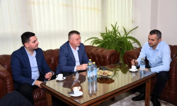 Градоначалникот на Пешкопеја во посета на Дебар