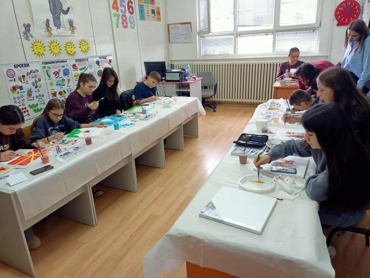 Меѓународна 29. ликовна колонија за ученици со посебни потреби од основните училишта од Велес и регионот