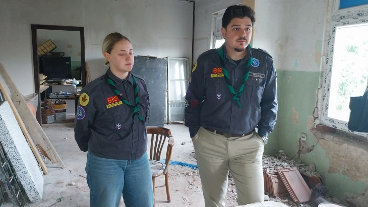 Штипските извидници од одредот „Еквинокс“ почнаа донаторска кампања за реновирање на новите простории